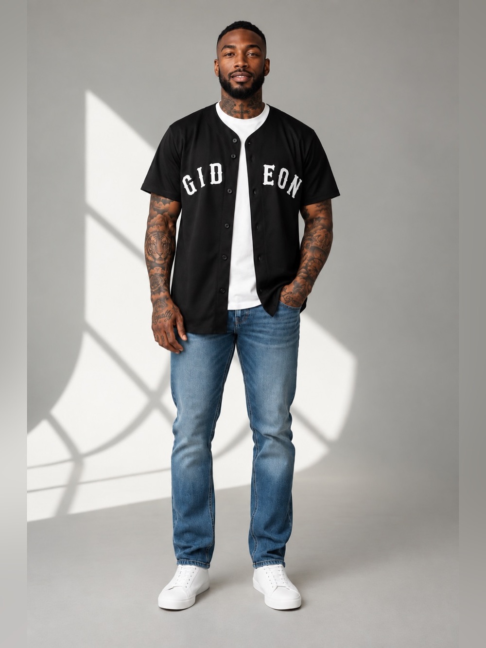Gideon Band Button-Up Jersey
